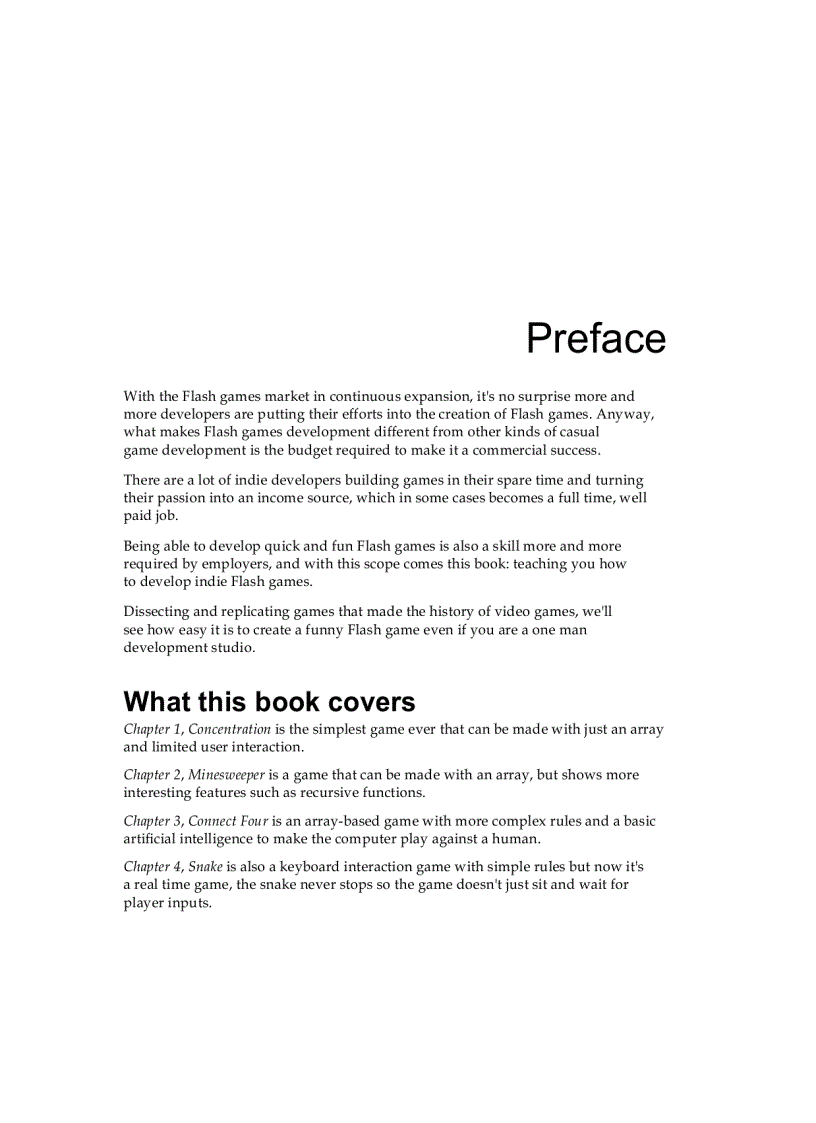 image for page Flash Game Development by Example