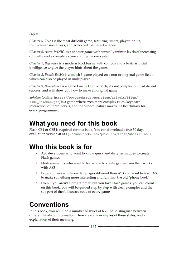 image for page Flash Game Development by Example