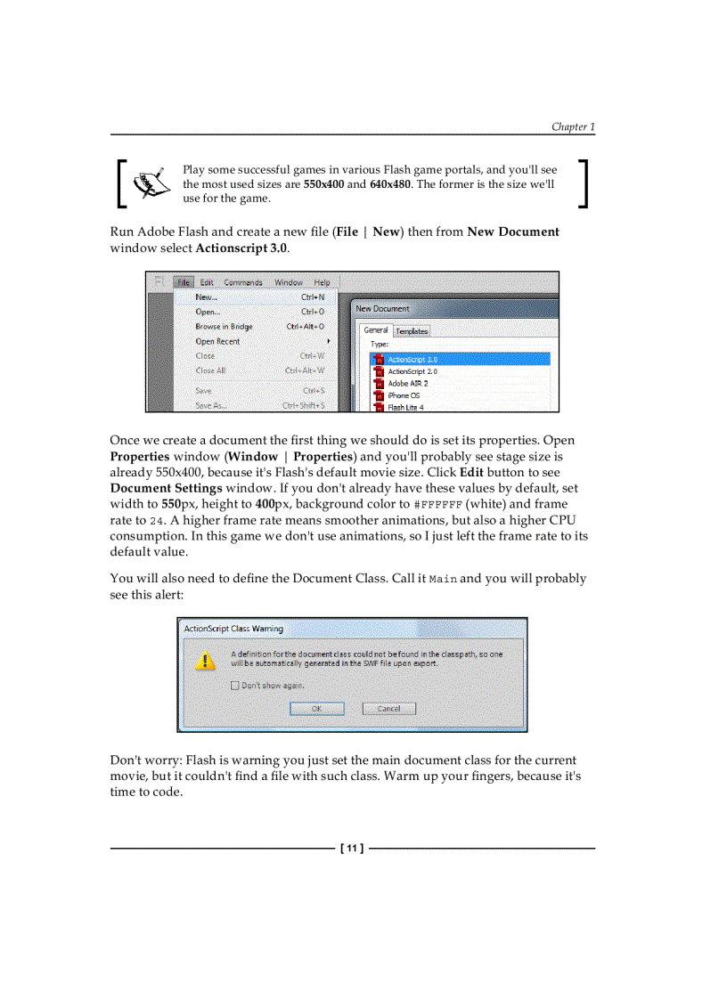 image for page Flash Game Development by Example