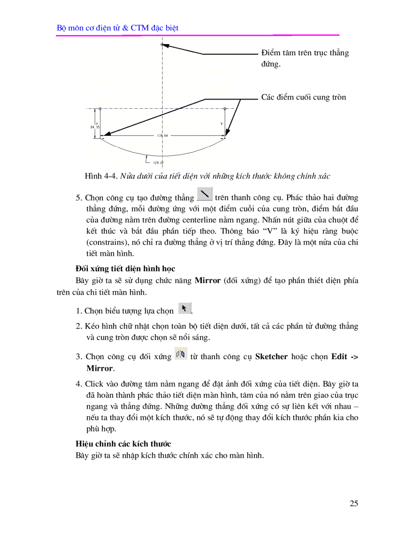image for page Phần I CAD trong Pro ENGINEER