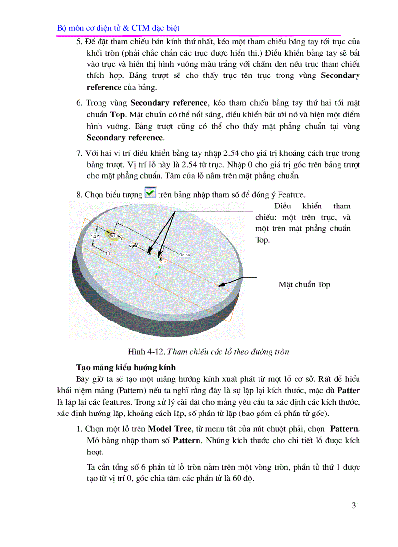 image for page Phần I CAD trong Pro ENGINEER