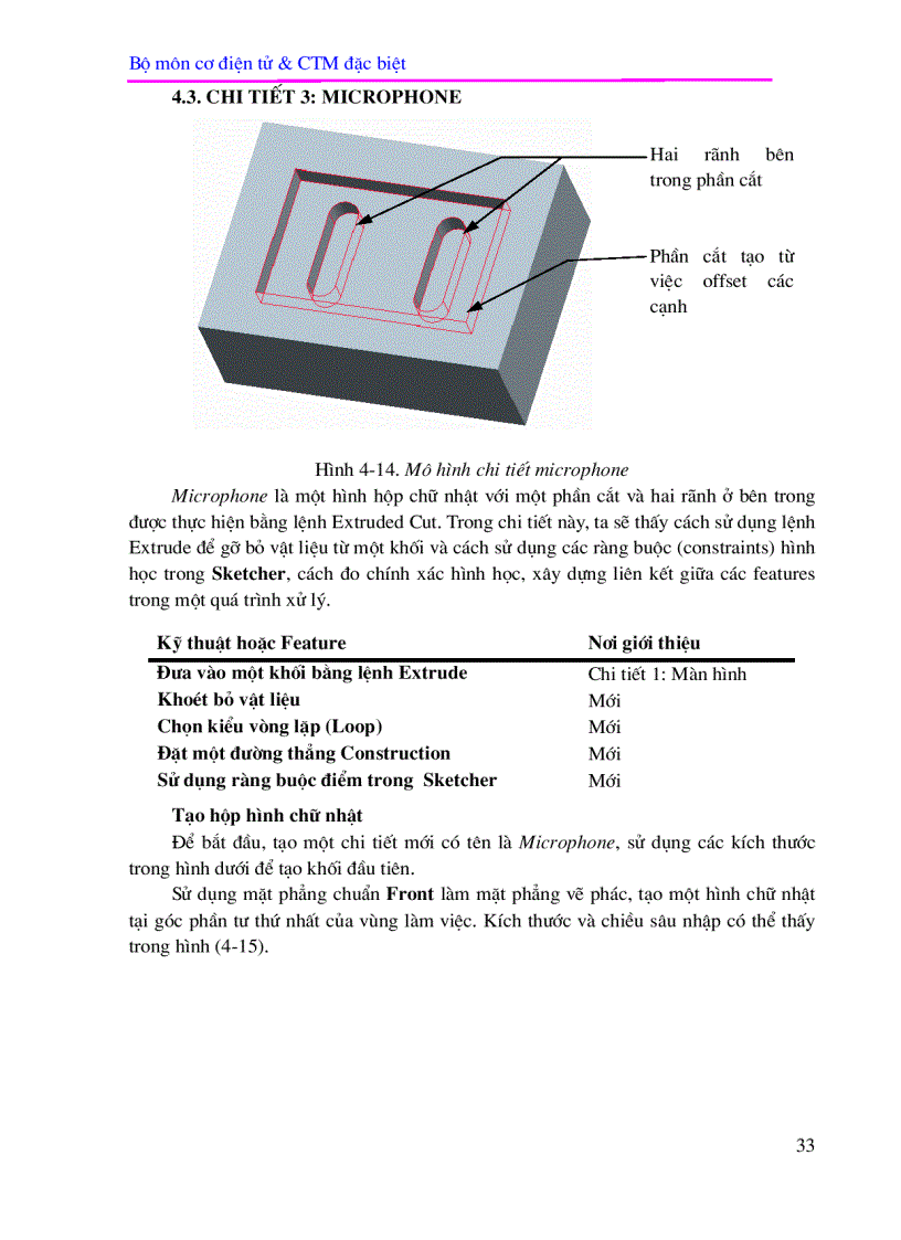 image for page Phần I CAD trong Pro ENGINEER