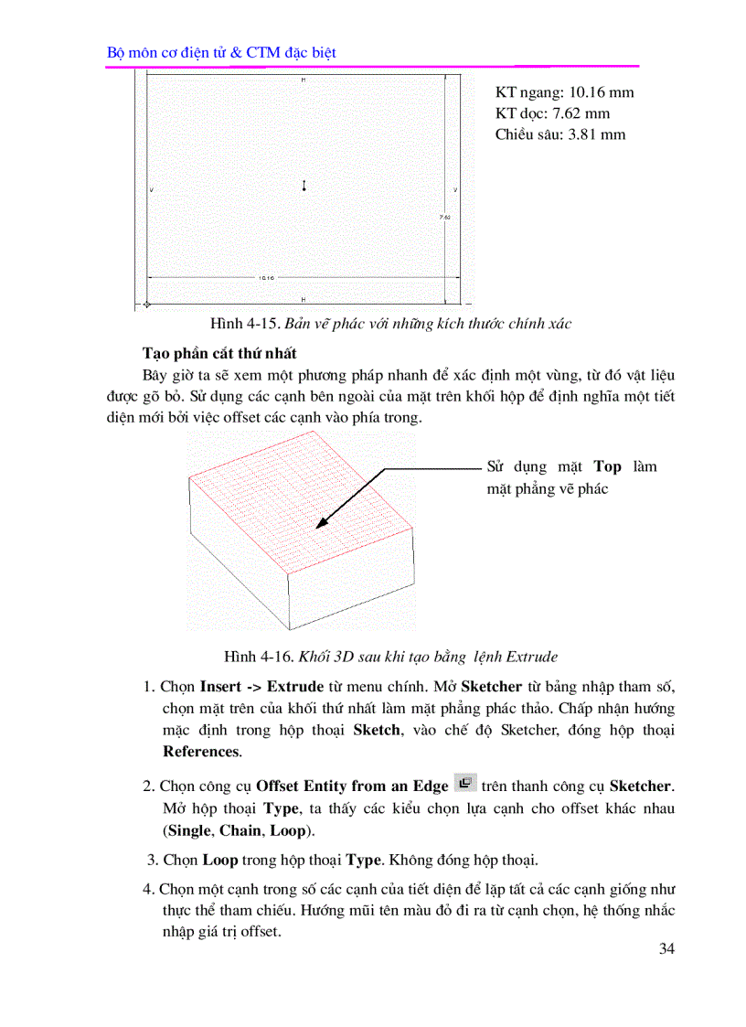 image for page Phần I CAD trong Pro ENGINEER