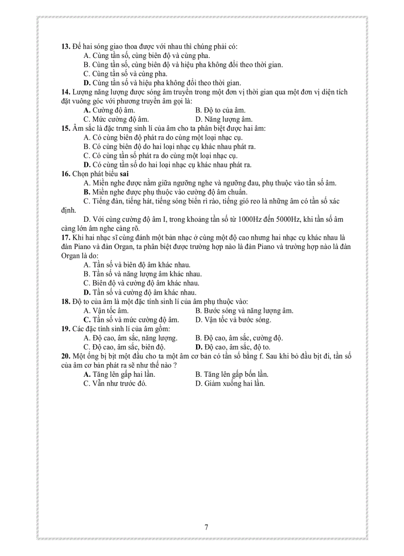 image for page Trắc nghiệm lý thuyết vật lý 12 ôn thi tốt nghiệp và đại học