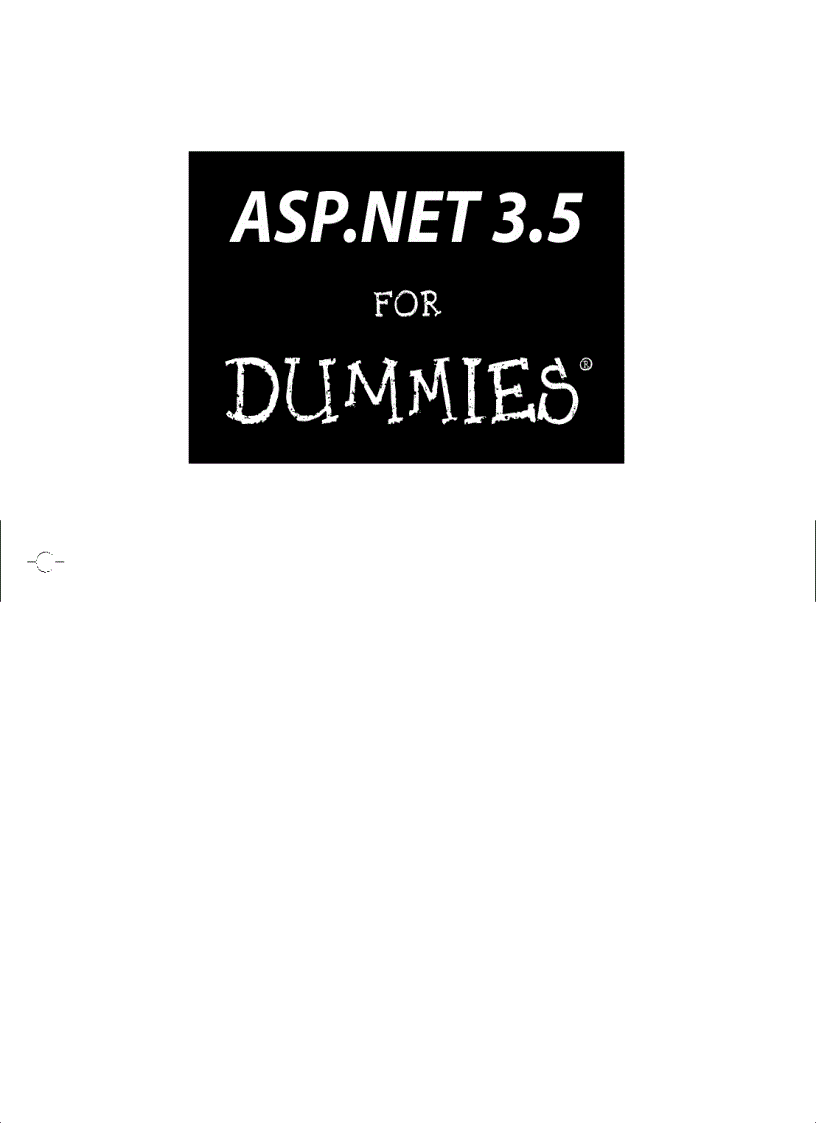 ASP NET 3 5 for Dummies