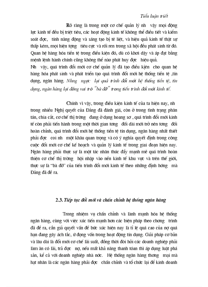 image for page Nguyên lí hình thái kinh tế và ảnh hưởng của nó trong hoạt động ngân hàng