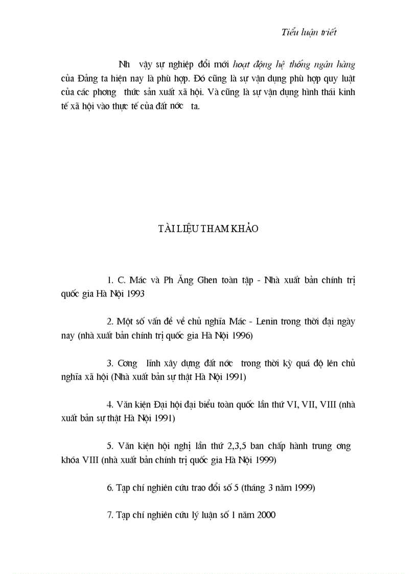 image for page Nguyên lí hình thái kinh tế và ảnh hưởng của nó trong hoạt động ngân hàng