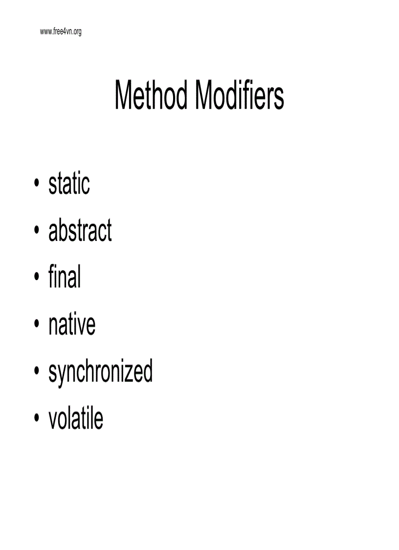 image for page Bài giảng ngôn ngữ Java
