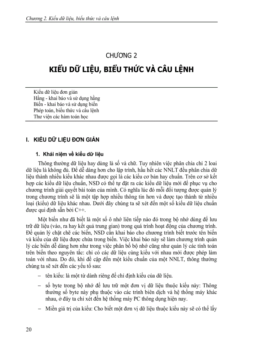 image for page Ngôn ngữ lập trình c c