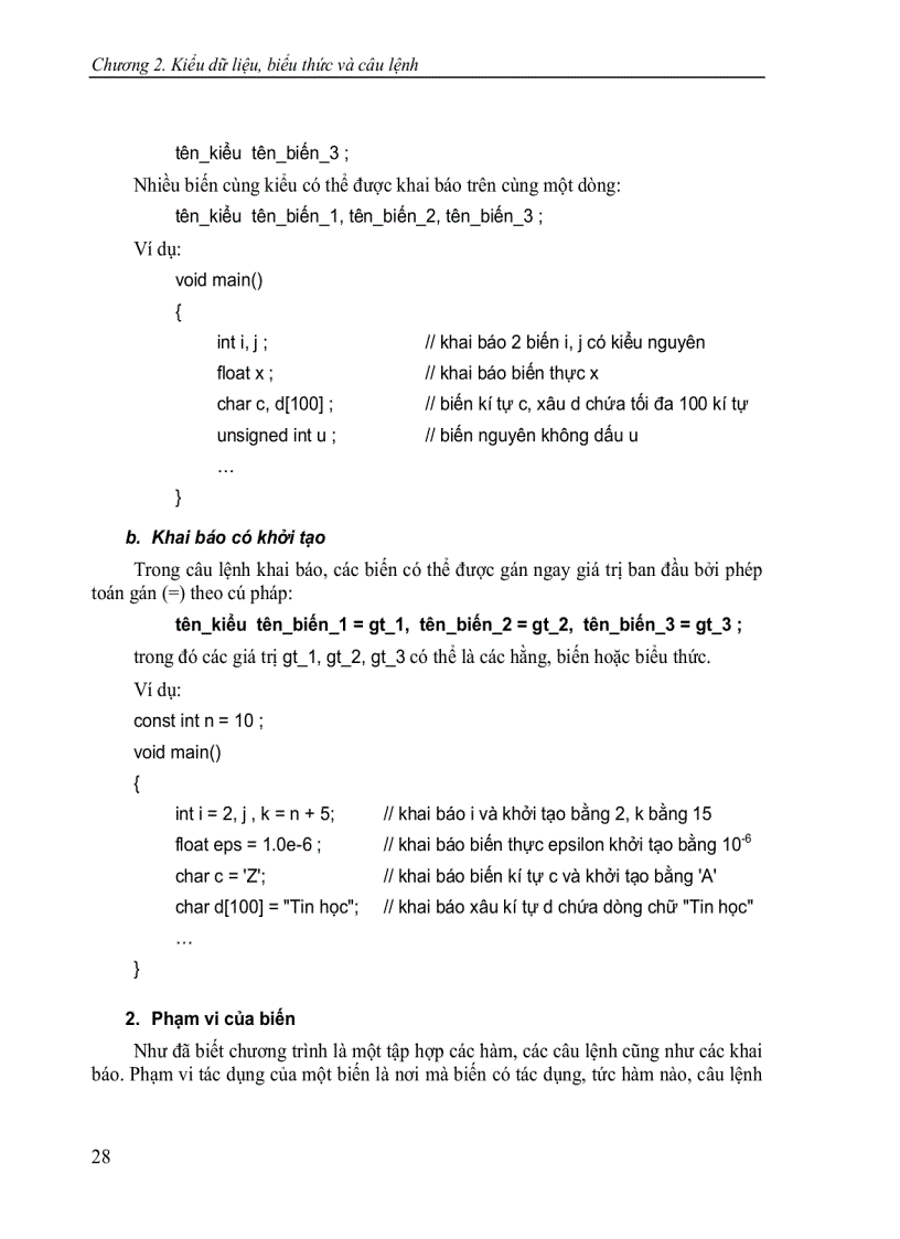 image for page Ngôn ngữ lập trình c c