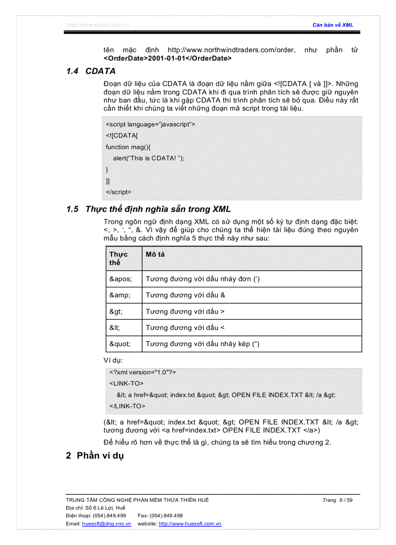 image for page Căn bản về xml