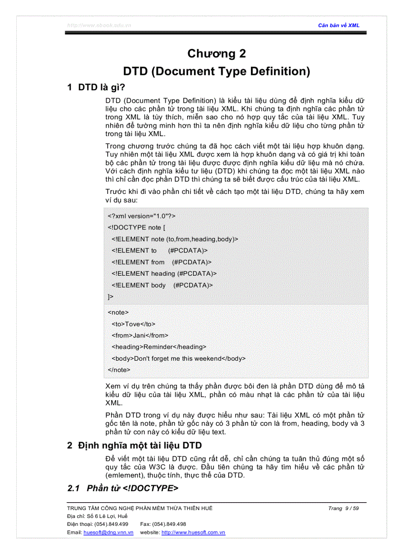 image for page Căn bản về xml