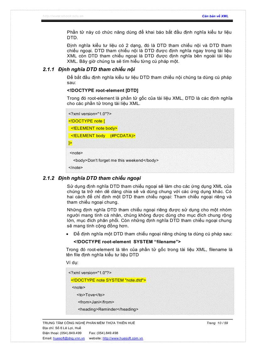 image for page Căn bản về xml