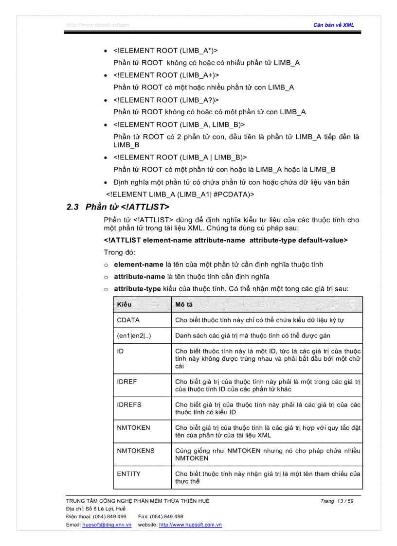 image for page Căn bản về xml