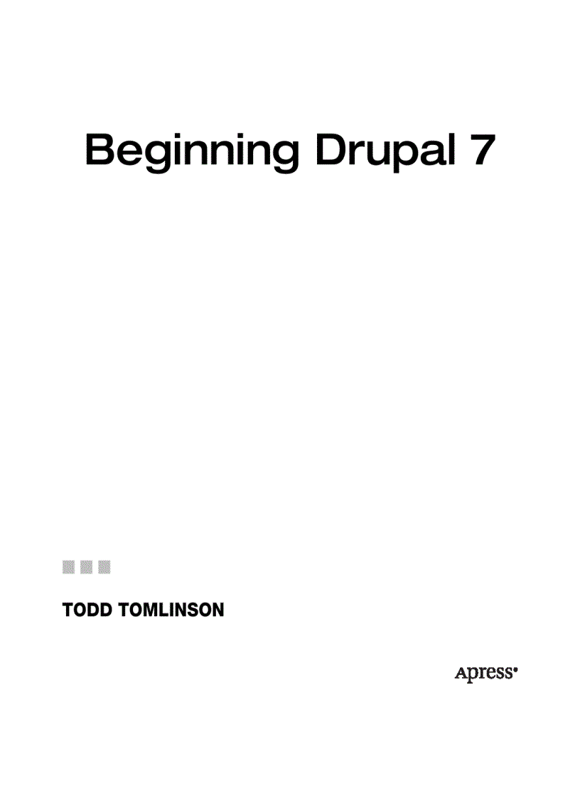 image for page Beginning Drupal 7