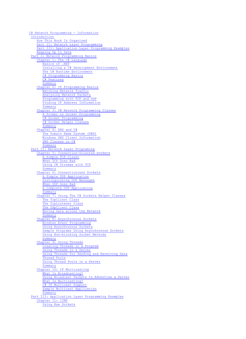 image for page C Network Programming