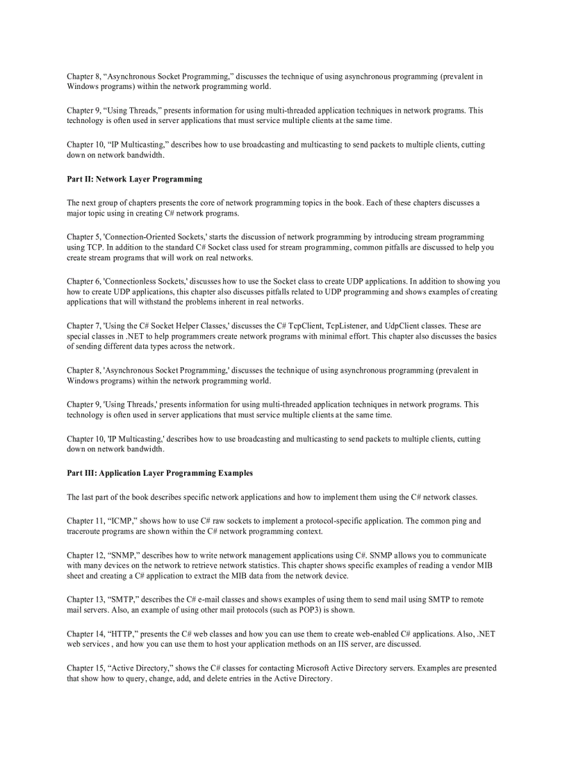 image for page C Network Programming