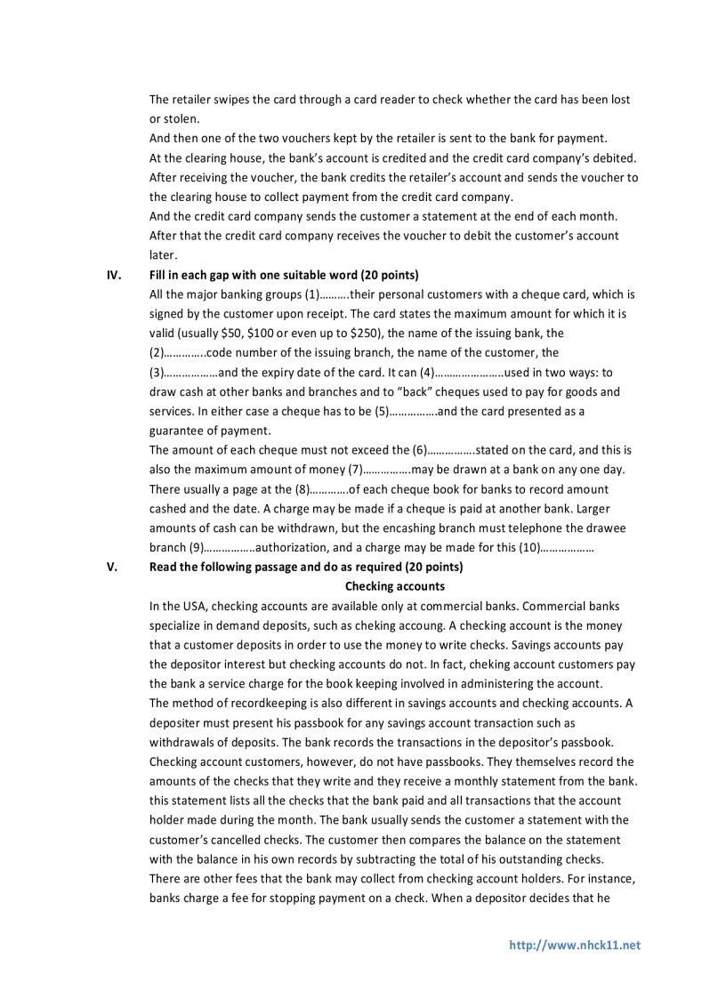 image for page Tổng hợp đề thi kiểm tra bài tập tiếng anh III 3