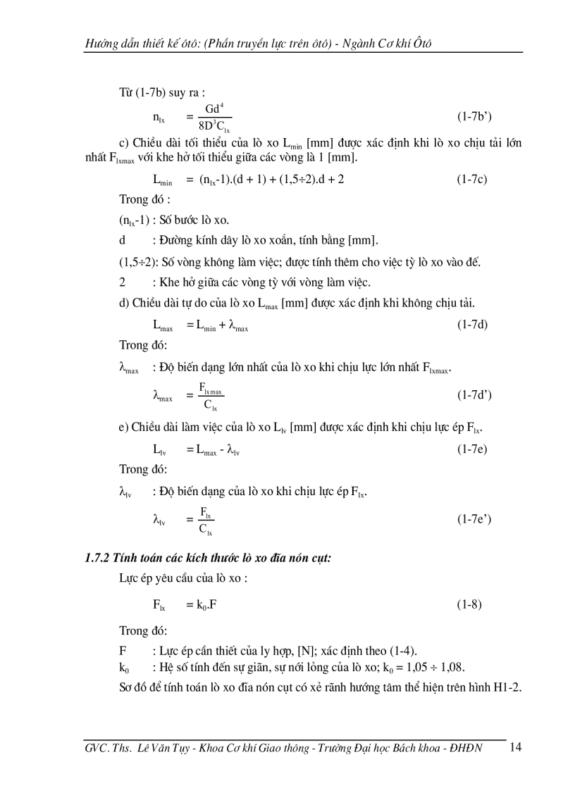 image for page Giáo trình thiết kế ô tô