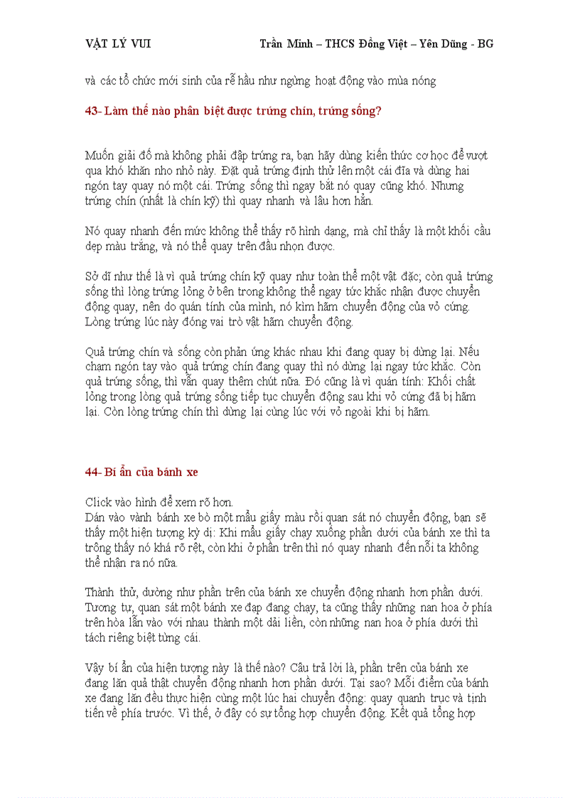 image for page Giải đáp 47 câu hỏi vật lý vui xung quang ta