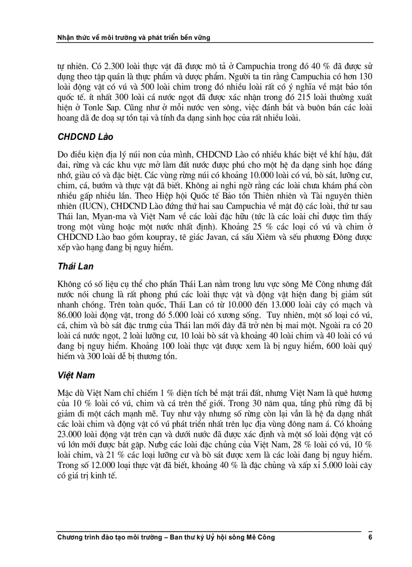 image for page Phát triển bền vững và nhận thức về môi trường Khoá học A