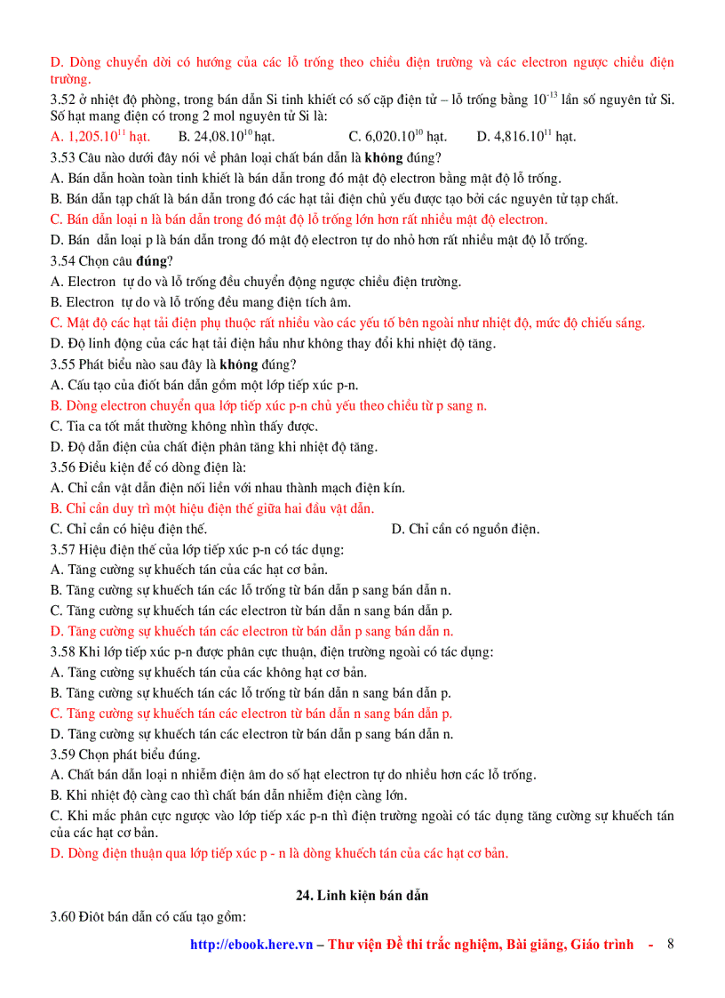 image for page Chương 3 Dòng Điện trong các Môi trường Ôn Tập VẬT LÍ 11