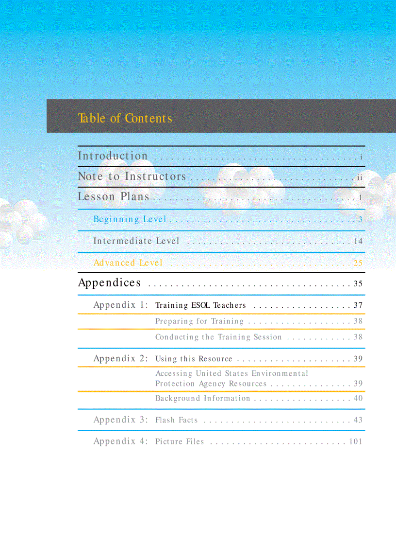 image for page Teach English teach about the environment