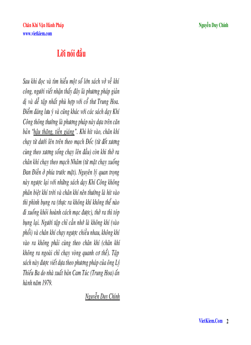 image for page Chân khí vận hành pháp