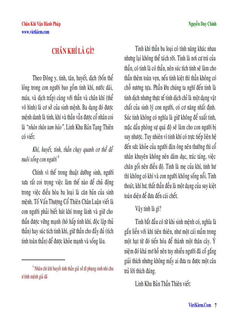 image for page Chân khí vận hành pháp