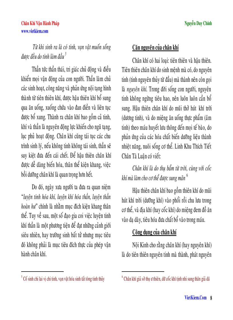 image for page Chân khí vận hành pháp