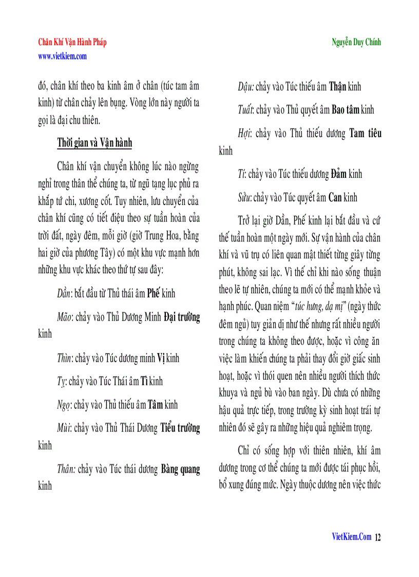 image for page Chân khí vận hành pháp