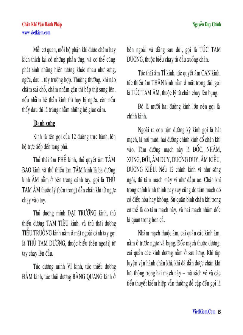 image for page Chân khí vận hành pháp