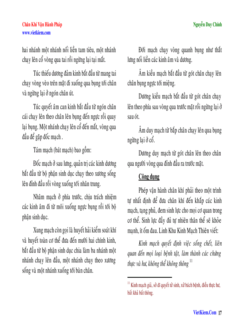 image for page Chân khí vận hành pháp