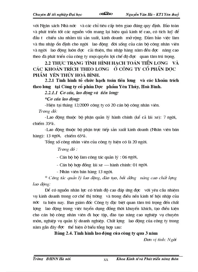 image for page Nghiên cứu tình hình hạch toán tiền lư ơng và các khoản trích theo lương tại Công ty Cổ phần Dược phẩm huyện Yên Thủy tỉnh Hoà Bình