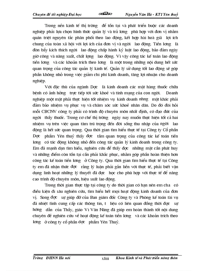 image for page Nghiên cứu tình hình hạch toán tiền lư ơng và các khoản trích theo lương tại Công ty Cổ phần Dược phẩm huyện Yên Thủy tỉnh Hoà Bình