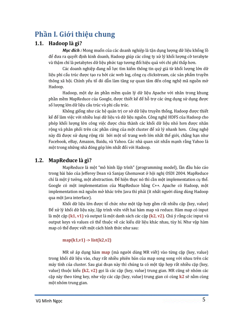 image for page Tìm hiểu Hadoop MapReduce và các bài toán ứng dụng