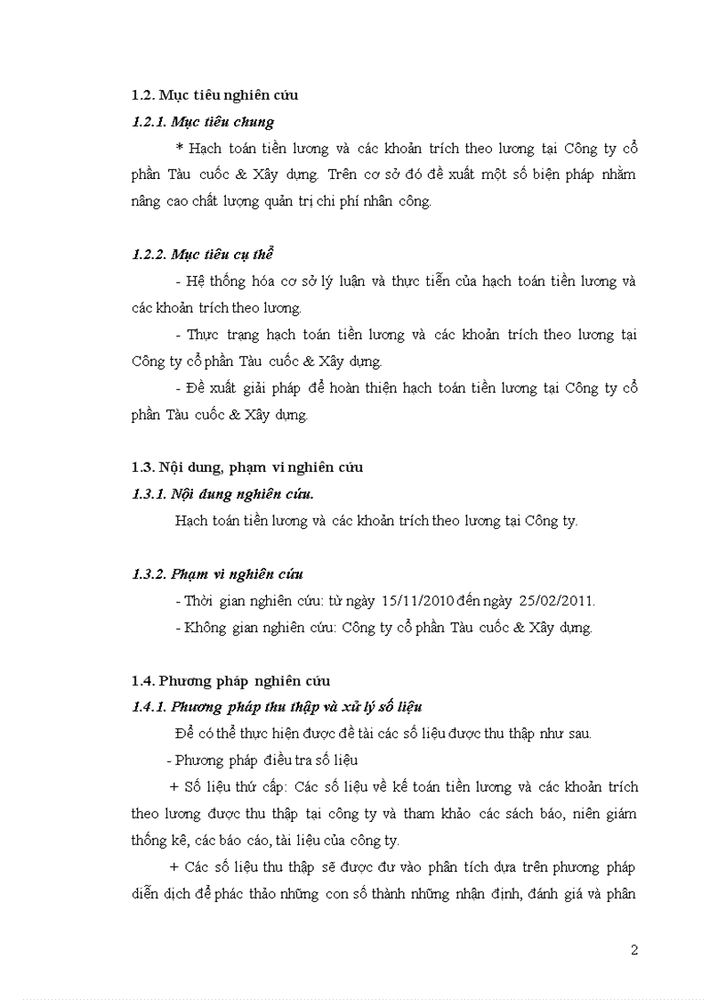 image for page Tổ chức kế toán tiền lương và các khoản trích theo lương tại Công ty cổ phần Tầu cuốc Xây dựng