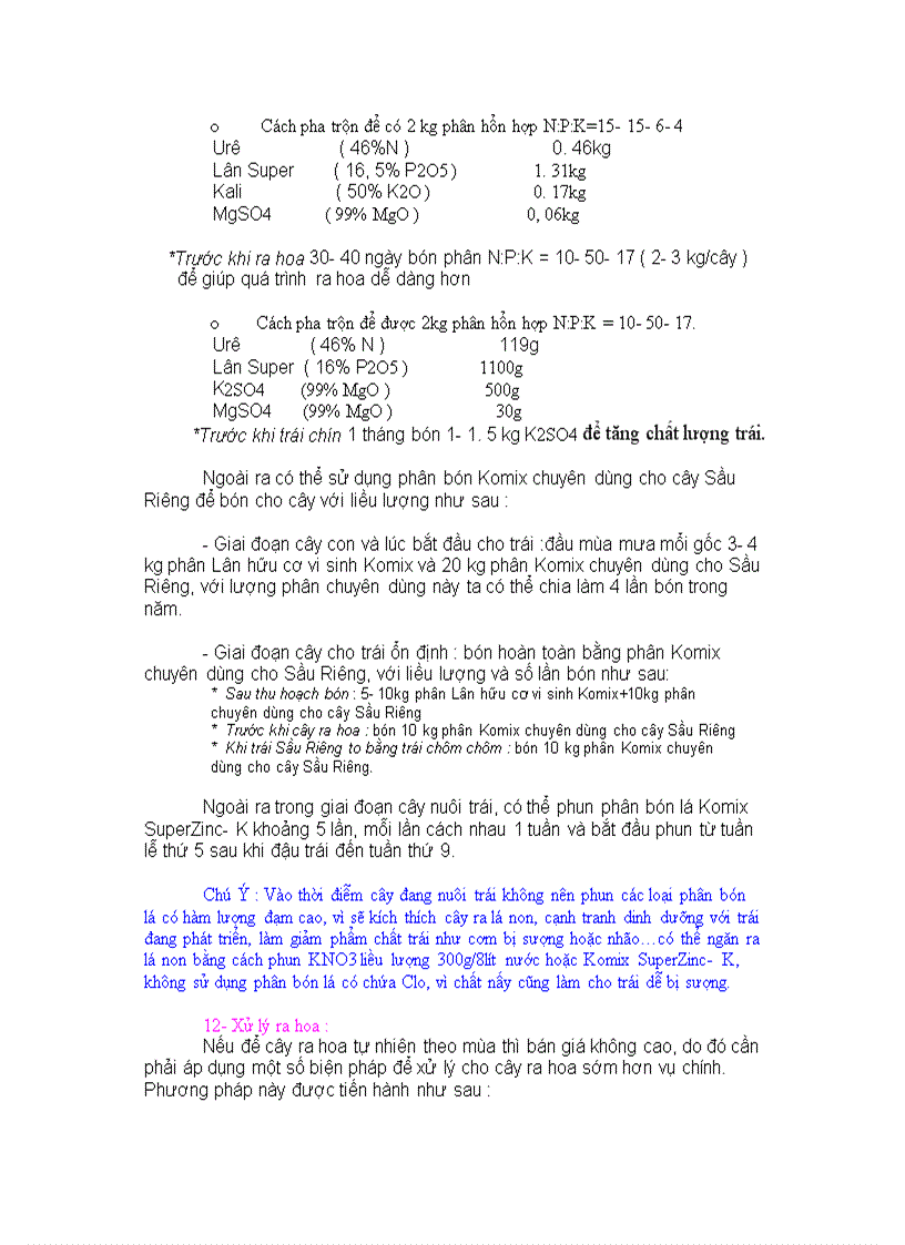 image for page Kỹ thuật trồng cây chôm chôm và sầu riêng