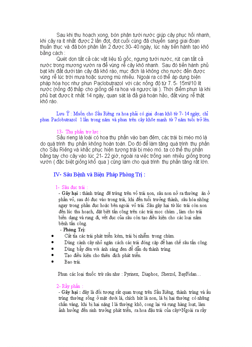 image for page Kỹ thuật trồng cây chôm chôm và sầu riêng