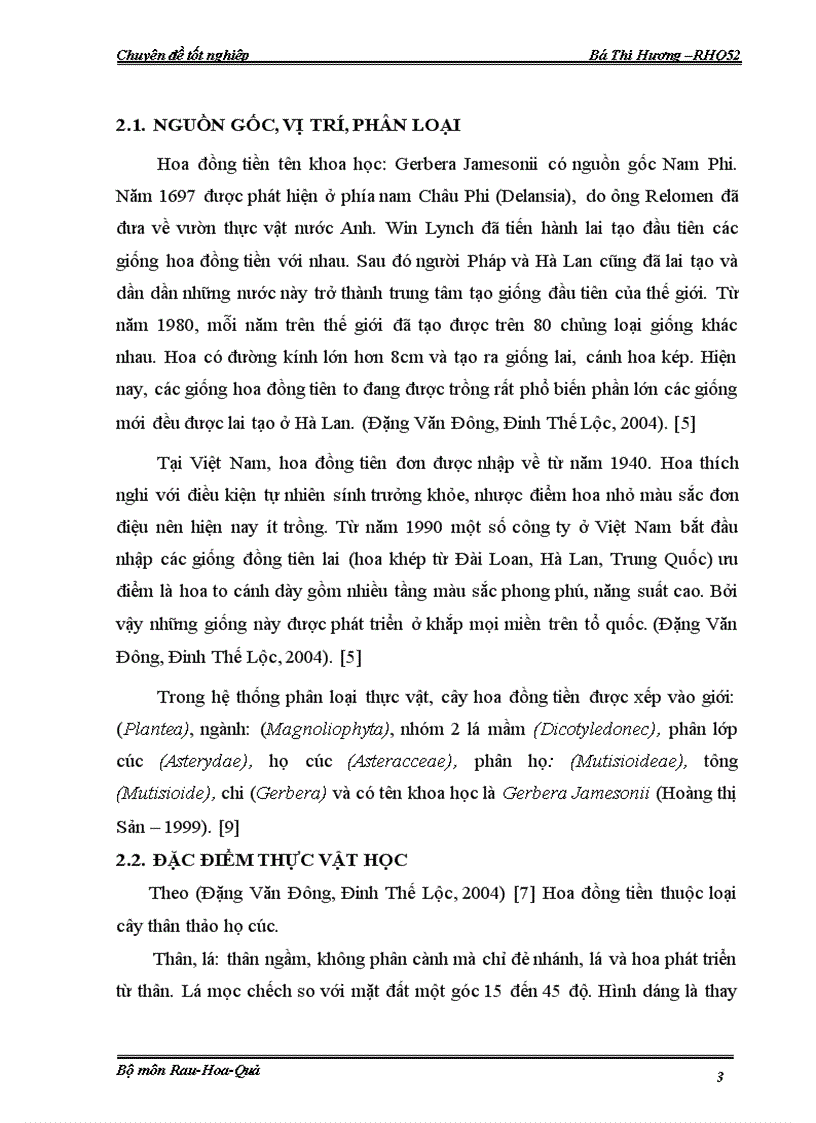 image for page Đánh giá đặc điểm sinh trưởng phát triển của hoa đồng tiền đột biến trong nhà lưới