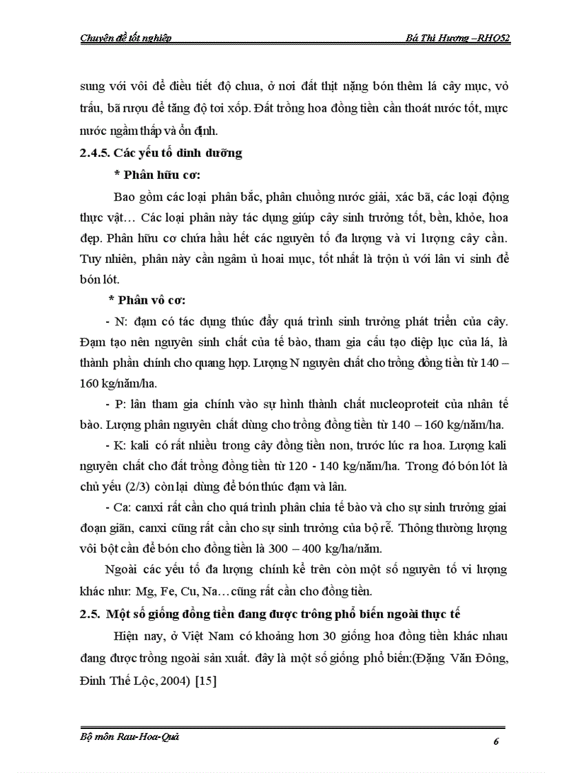 image for page Đánh giá đặc điểm sinh trưởng phát triển của hoa đồng tiền đột biến trong nhà lưới
