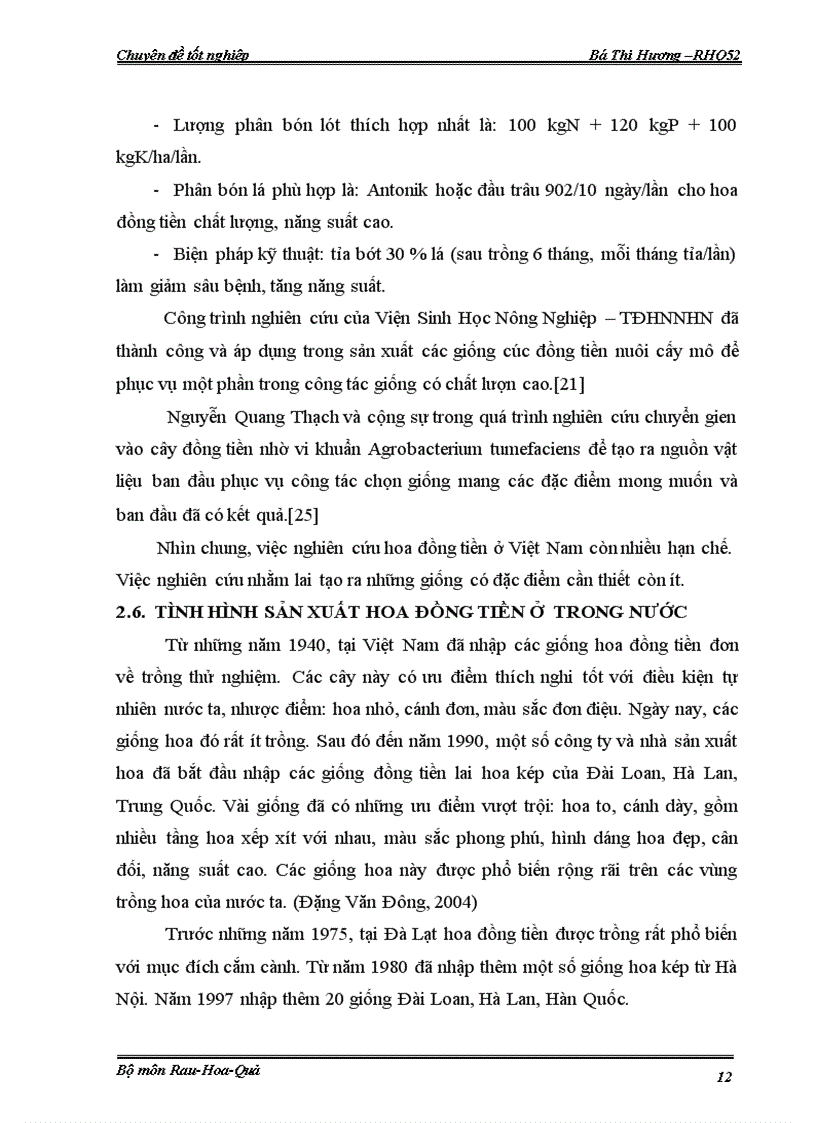 image for page Đánh giá đặc điểm sinh trưởng phát triển của hoa đồng tiền đột biến trong nhà lưới