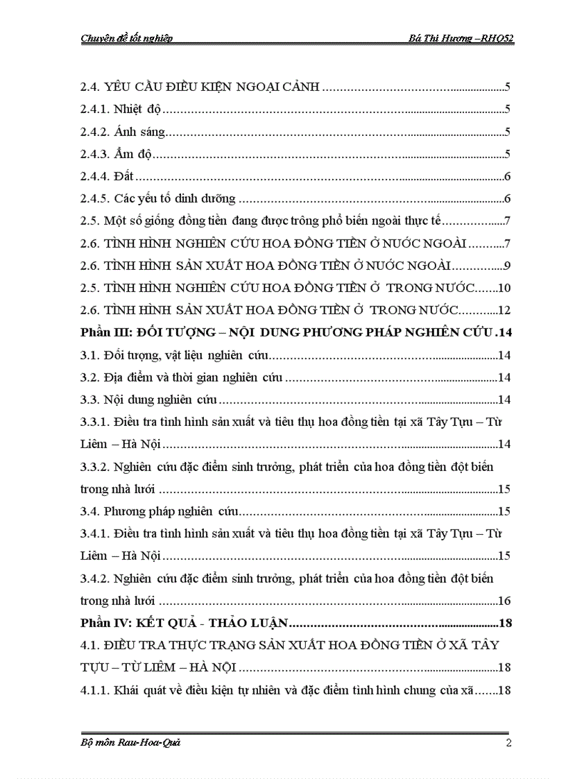 image for page Đánh giá đặc điểm sinh trưởng phát triển của hoa đồng tiền đột biến trong nhà lưới