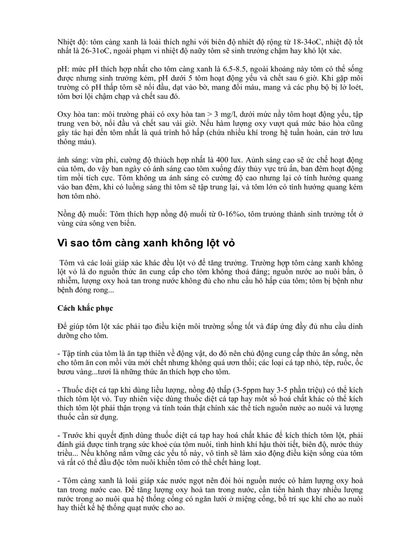 image for page Kỹ thuật nuôi tôm càng xanh