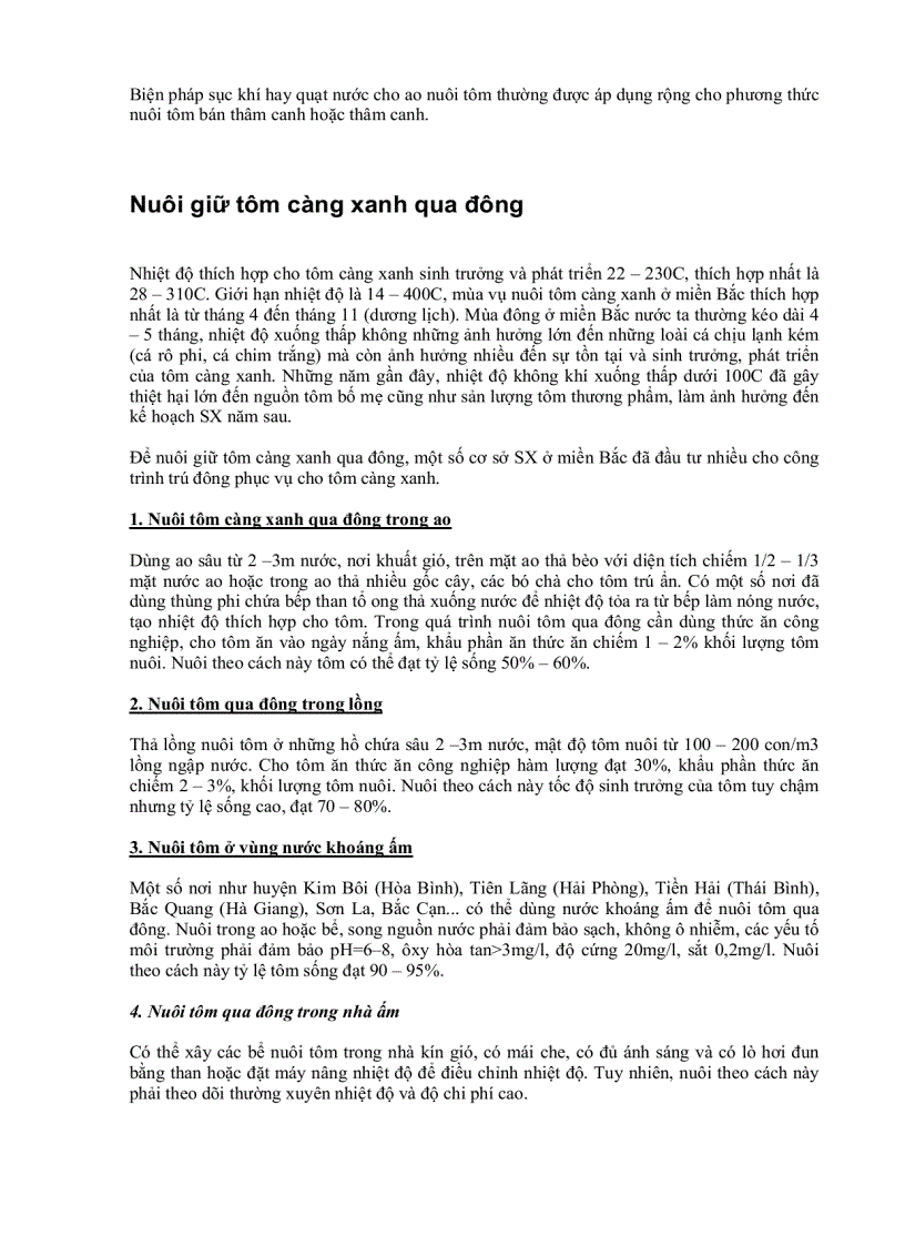 image for page Kỹ thuật nuôi tôm càng xanh