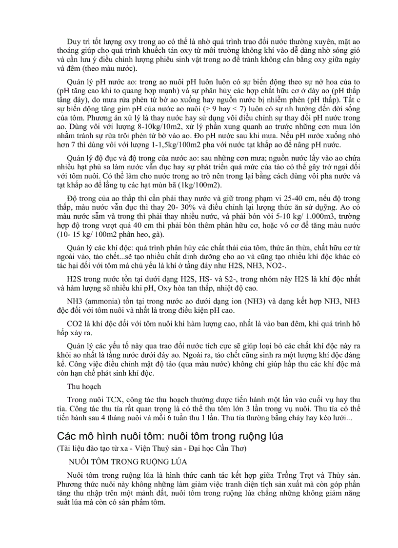 image for page Kỹ thuật nuôi tôm càng xanh