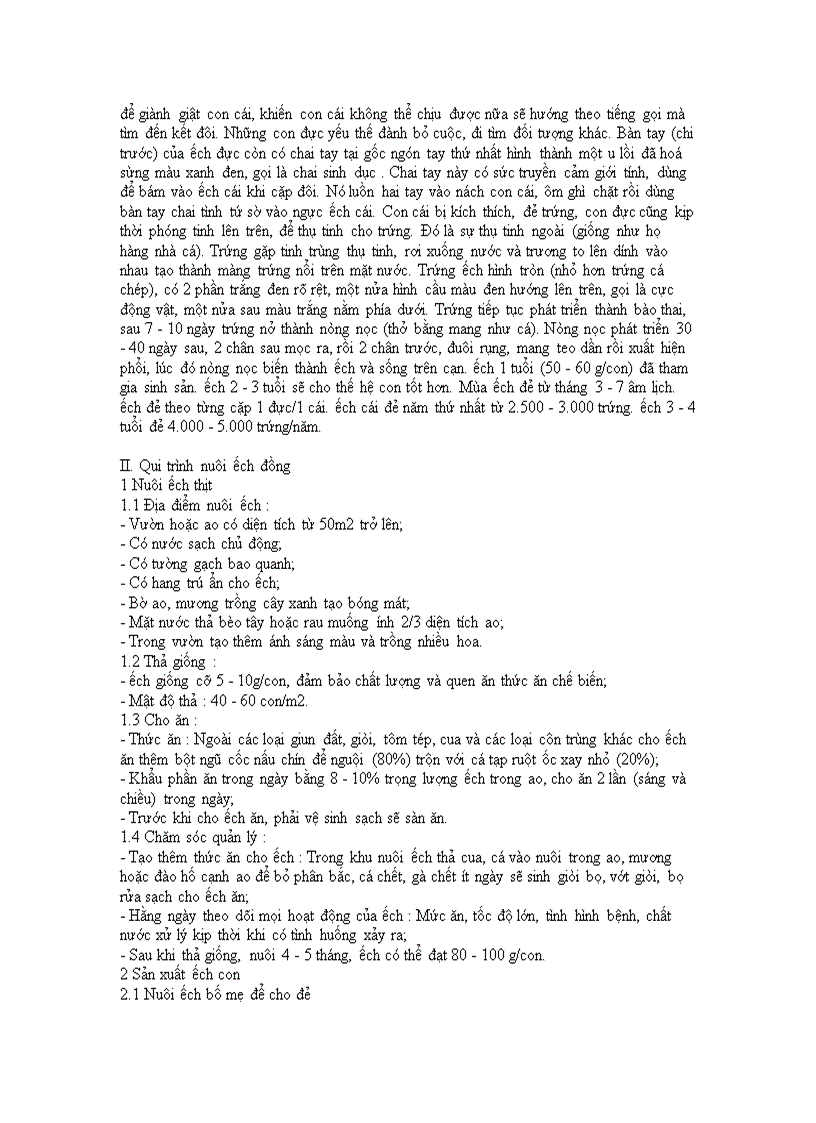 image for page Kỹ thuật nuôi ếch