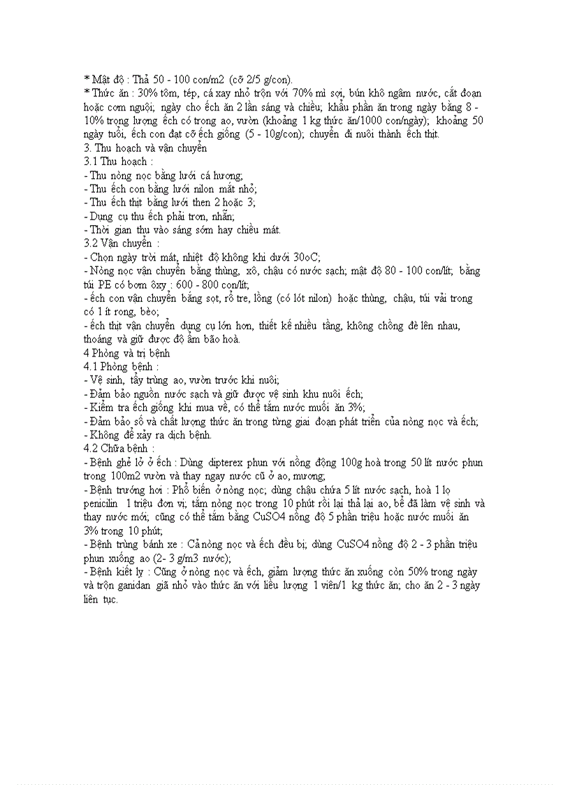 image for page Kỹ thuật nuôi ếch