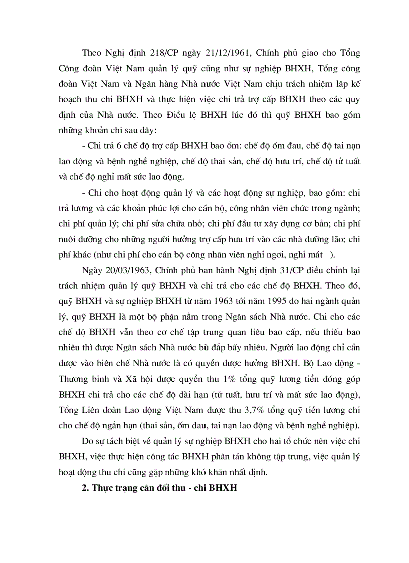 image for page Thực trạng quản lý thu chi Bảo hiểm xã hội