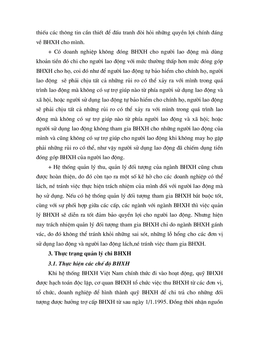 image for page Thực trạng quản lý thu chi Bảo hiểm xã hội